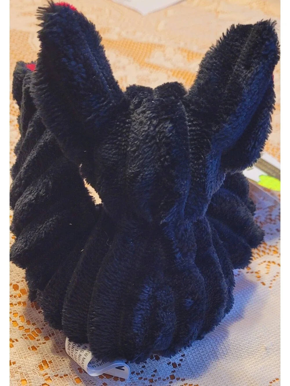🎃 Huggle Hounds Tuffut Toys Squeaky Halloween Cute  Bat Chew Toy